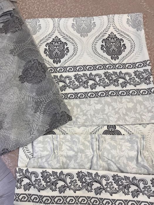 Шторы+тюль на 2 окна