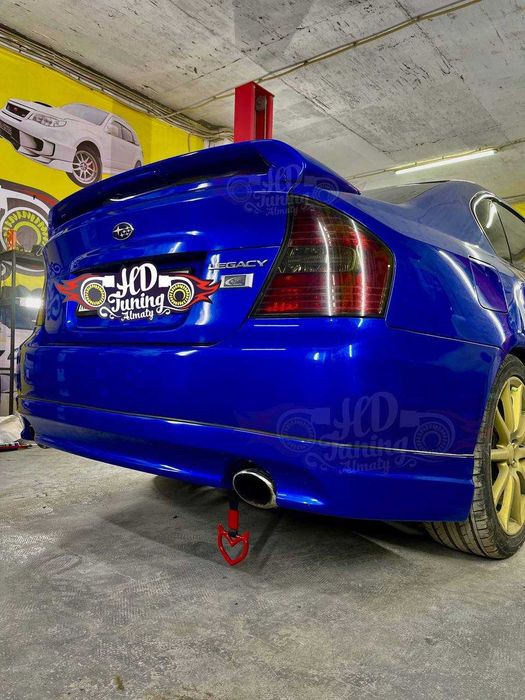 Губа на задний бампер Subaru Legacy BL