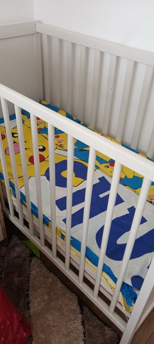 Детско дървено креватче 120 на 60 см.