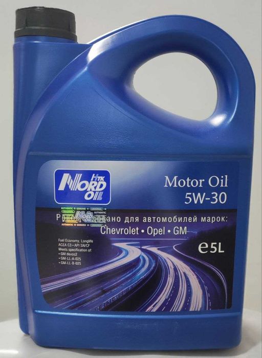 Масла моторное. Moy. NORD OIL Specific Line 5W-30 CHEVROLET, OPEL, GM
