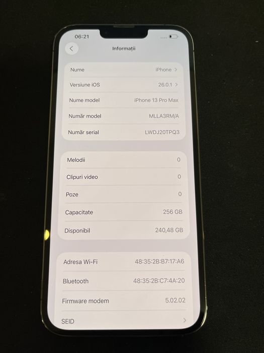 Apple iPhone 13 Pro Max 256GB ID-XXL5824