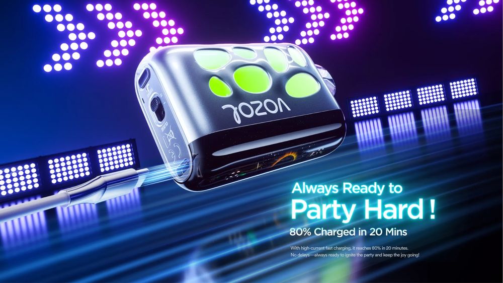 Vape / tigara electronica Vozol Rave 40000 putfs made in UK