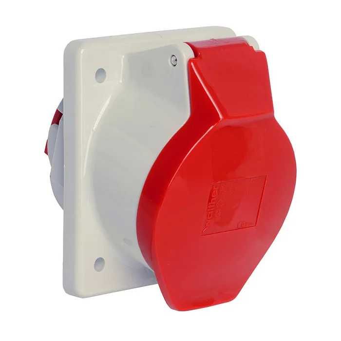 Priza industriala trifazica Schneider, 5P, 32 A, 380 V, IP44 noua ambalata!
