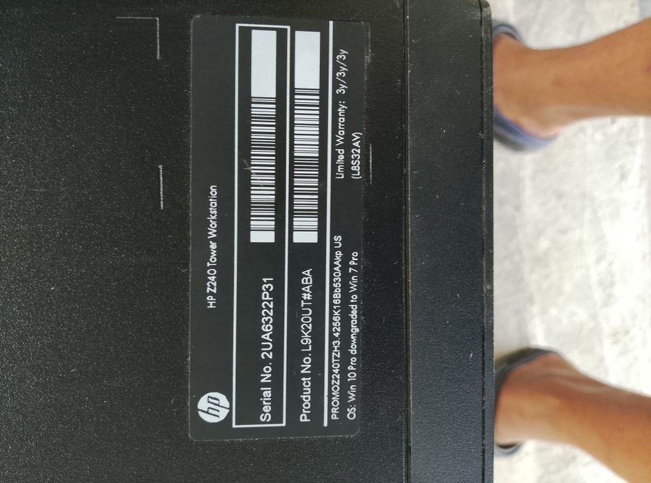 HP Z240 Tower Workstation, Intel Core i7-6700, БП 400W Platinum