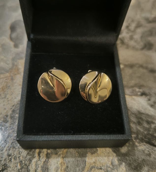 Золотые серьги проба 585, Россия