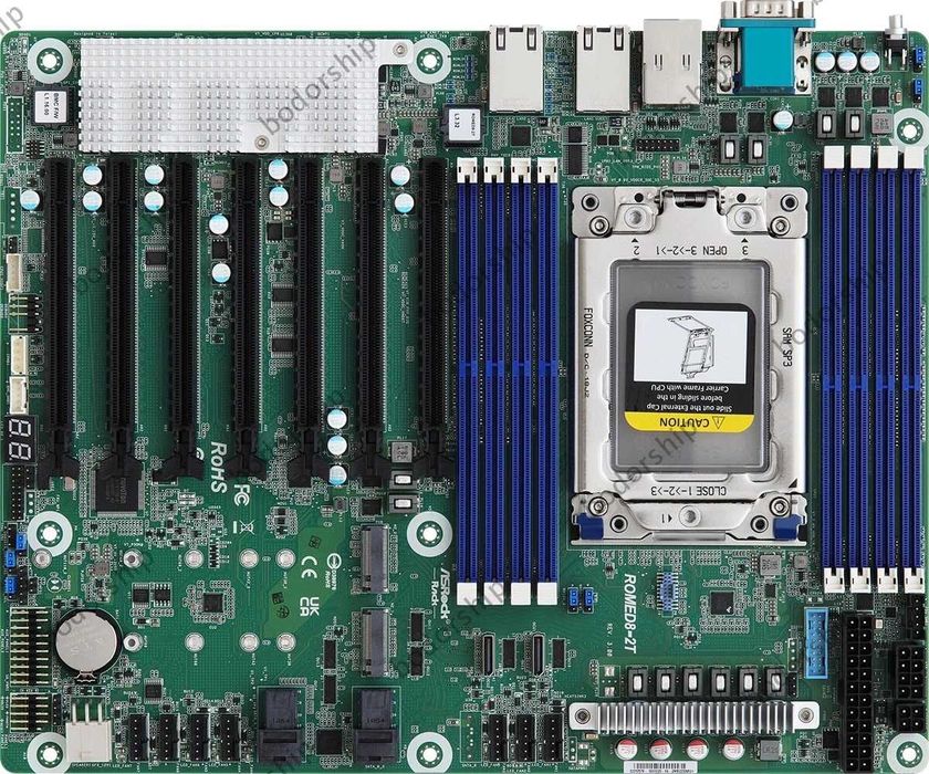 Продавам сървърна конфигурация — AMD EPYC 7702P | 512GB ECC RAM | 16TB NVMe storage