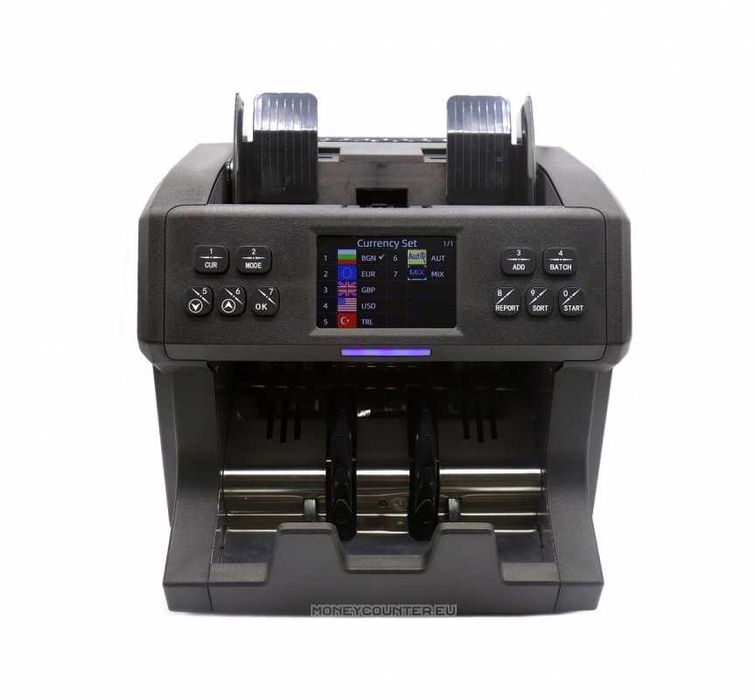 Банкнотоброячна машина, смесено броене, професионална банкова техника
