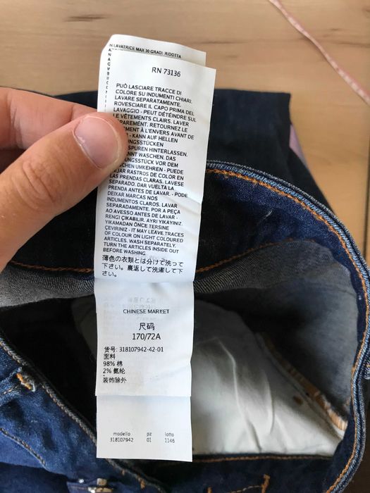 Blug cu bandă Blugi albaștri de damă mărime 38