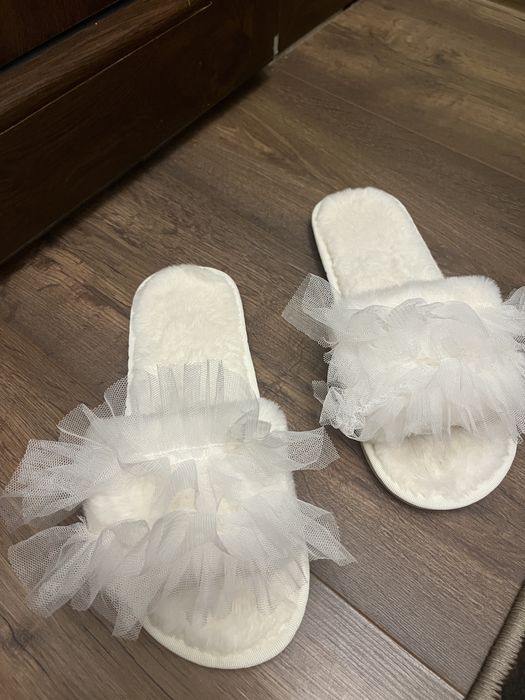 Papuci mireasa bride albi