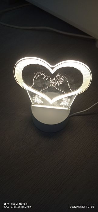 Veioza led gravata