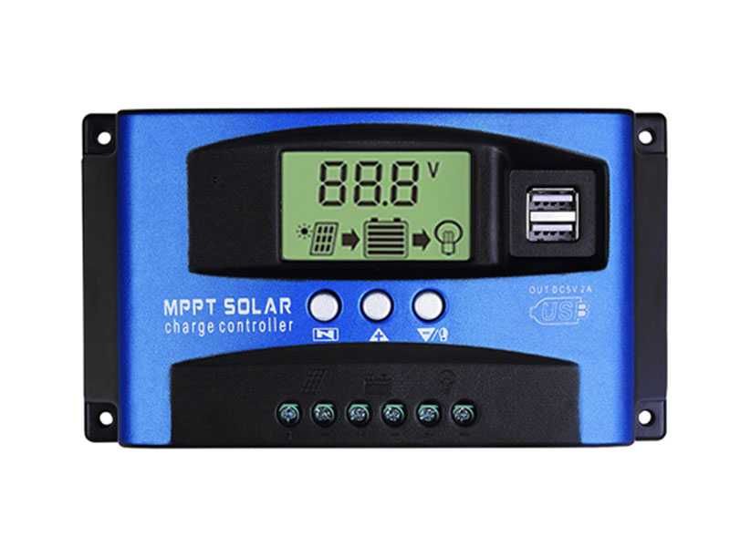 Controler panou solar 12/24V 100A dual USB MPPT / 60A / 30A / 10A