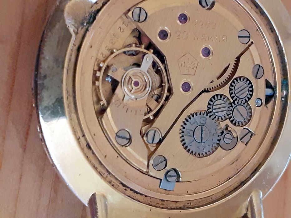 Колекционерски стоманен POLJOT De Luxe Extra slim USSR-Руски механичен