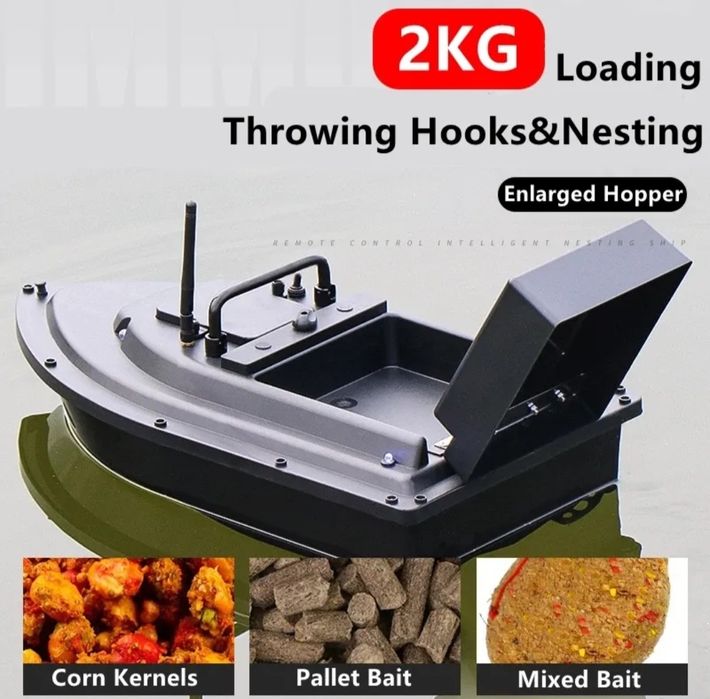 Лодка за захранка с круиз контрол до 500 метра обхват,ГАРАНЦИЯ! RC Bai