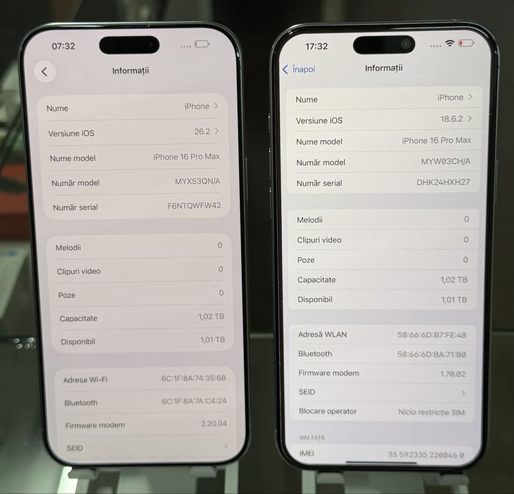 iPhone 16 pro max 1 Tb -512 gb 256 gb
