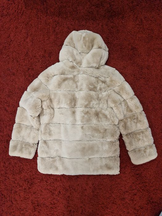 Haina geaca de blana iarna fur coat winter