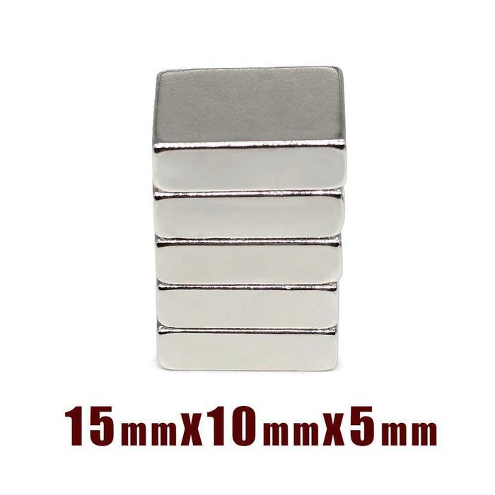 Неодимов магнит 15x10x5mm N52, magnit, neodimov, магнити, magnet