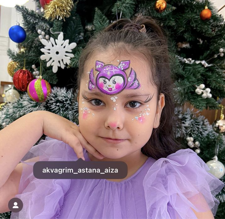 Аквагрим Астана!