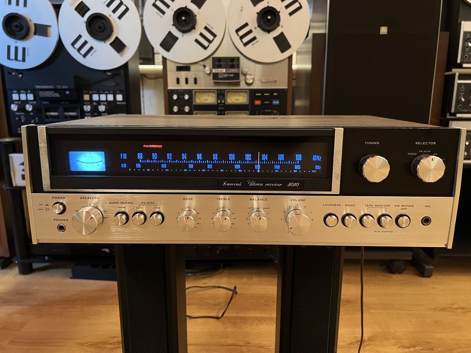 Receiver/Amplituner Sansui 8010 (versiunea europeană a modelului Sansui  771)