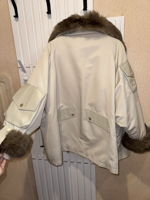 Зимний бомбер оверсайз размер М