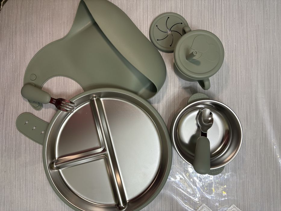 Нержавеющие тарелки для прикорма — BPA free