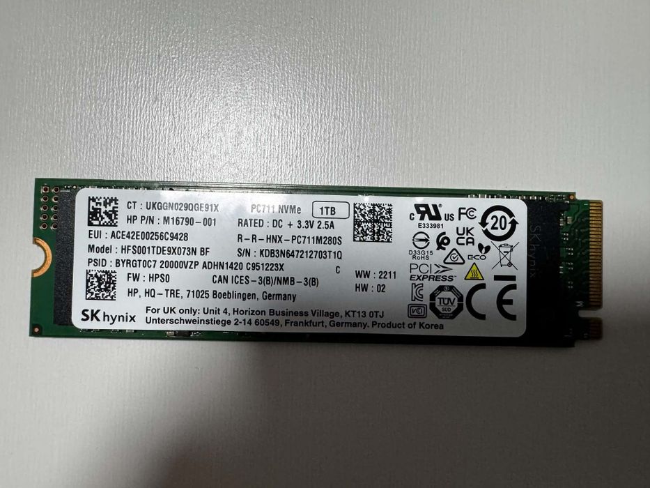 SSD и RAM 2x16GB и 2х32 ddr4