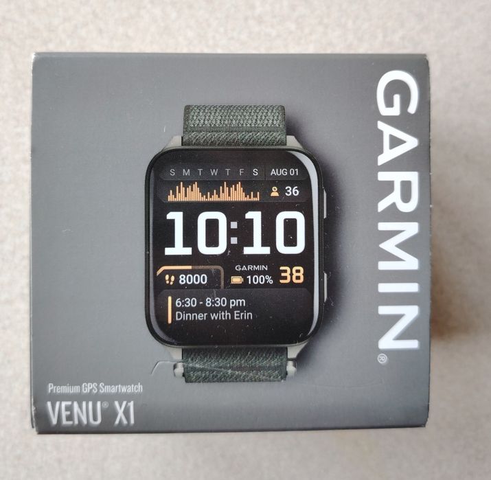 Смарт часовник Garmin Venu X1 Moss