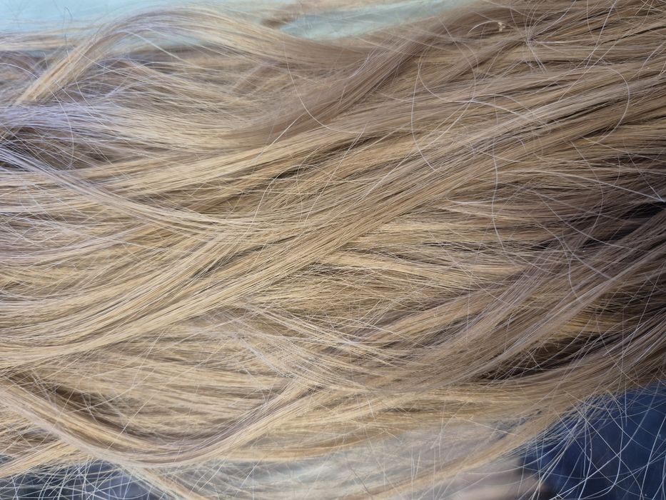 170 кератинови кичура 100% естествена коса 60 см, готова за слагане