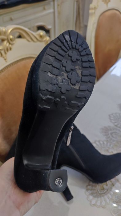 Ботфорты замшевые 36 р