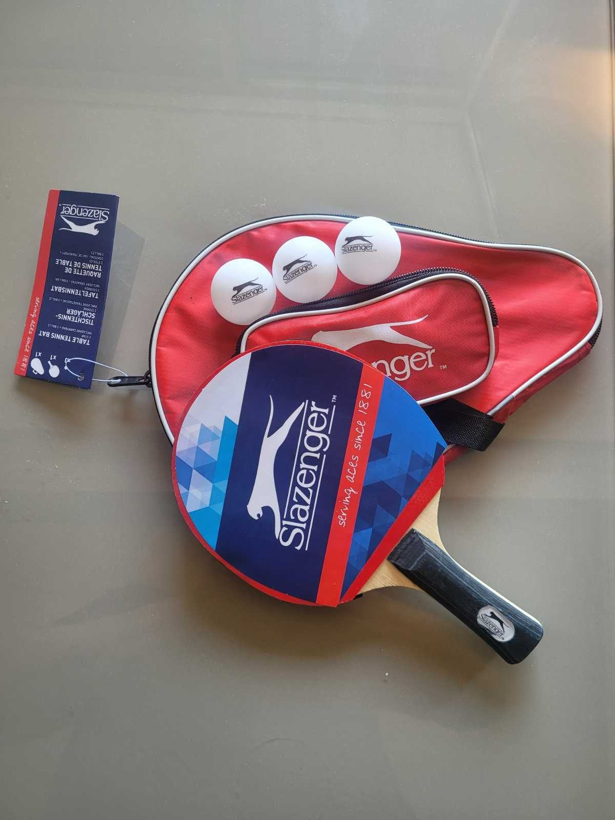 Хилки за тенис на маса slazenger с калъф три броя топки гр. Бургас ...