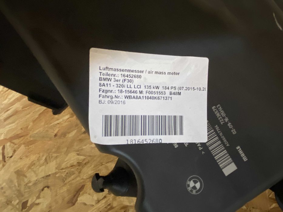 Carcasa filtru  BMW seria 3 F30 G20 seria 7 G11