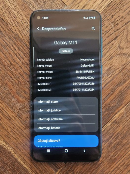 Samsung Galaxy M11 32GB Full Box + Cadou