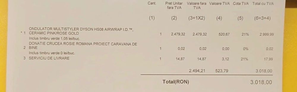 Ondulator multistyler Dyson HS08 airwrap i.d.
