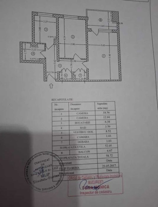 Vand Apartament decomandat