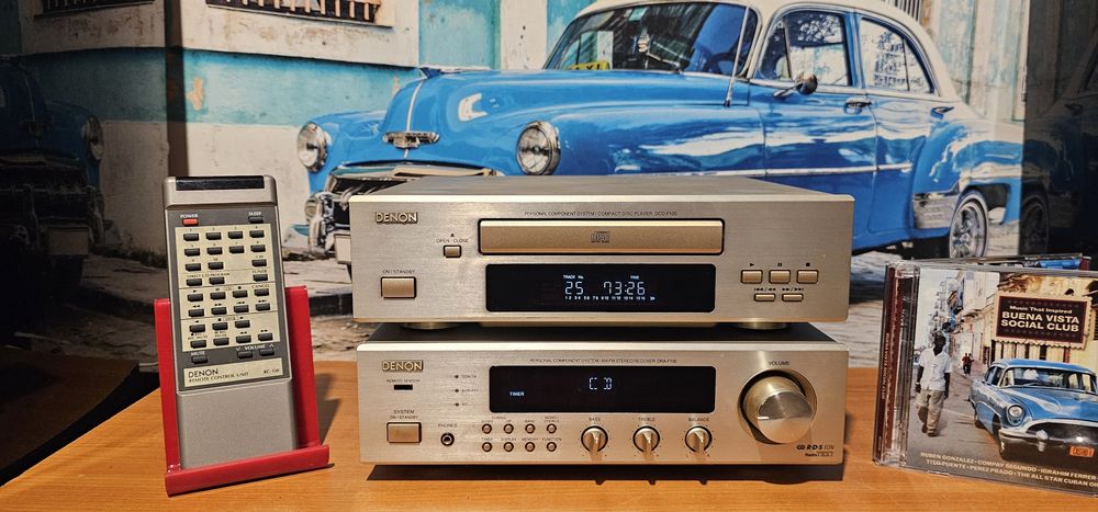 Amplificator statie amplituner cd mp 3 - Denon DRA F 100 și DCD F 100