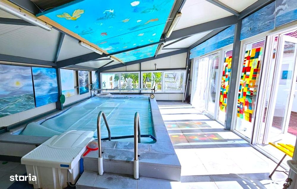 VIla P+1+M, Piscina acoperita+Garaj, teren 1300 mp