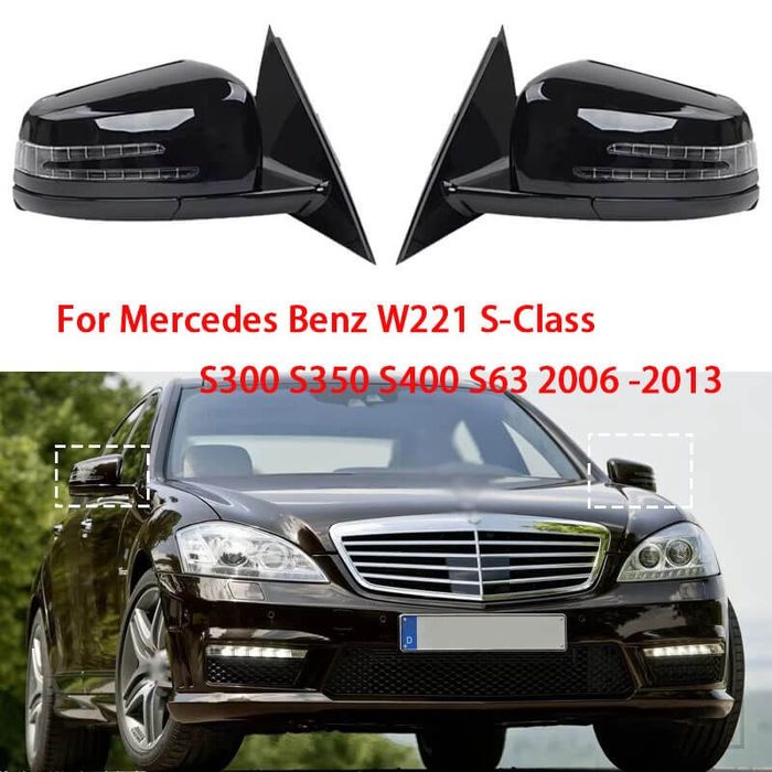 Странично Огледало с Електрическо Управление за Mercedes S-Class W221