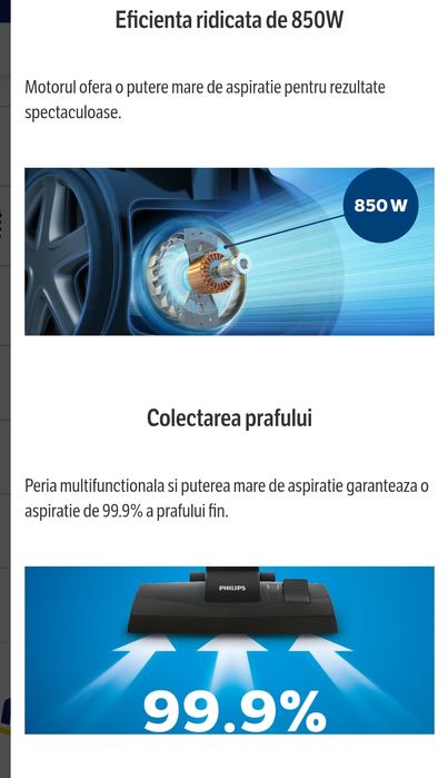 Aspirator Philips cyclone4 NOU cu garanție inclusă