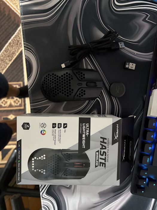 Беспррводная мышь HyperX Pulsefire Haste Wireless