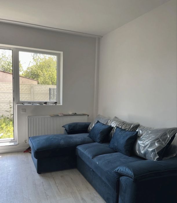 Canapea extensibila albastru regal