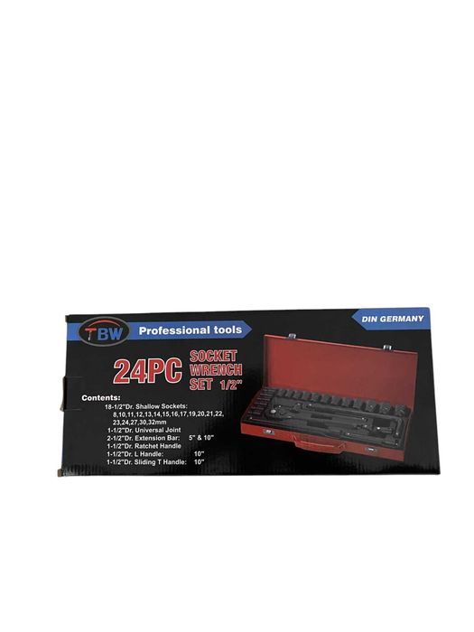 Гедоре к-т с ударни ковани вложки 24 части на 1/2 TBW Germany