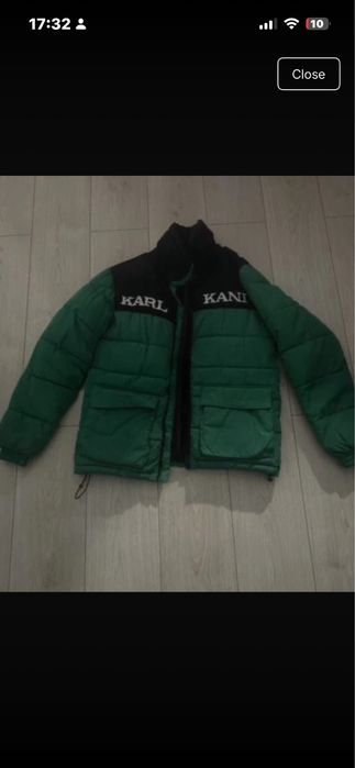 Geaca karl kani puffer unisex marime m fit l