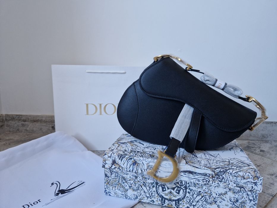 Dior Saddle Bag Black Medium