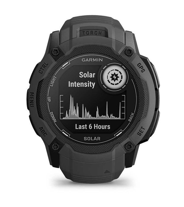 Smartwatch Garmin Instinct 2X Solar, 50mm, GPS, Android/iOS, Graphite/ SIGILAT