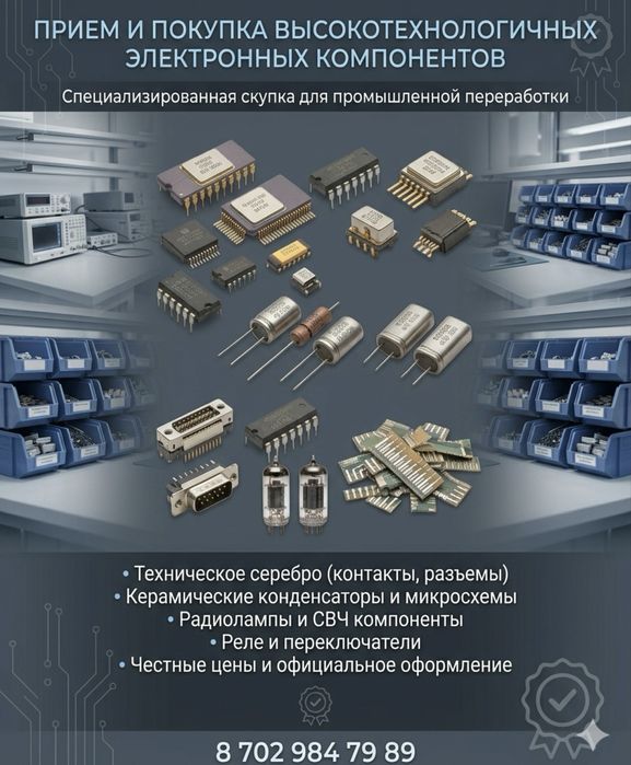 Скупка радиодетали Актобе