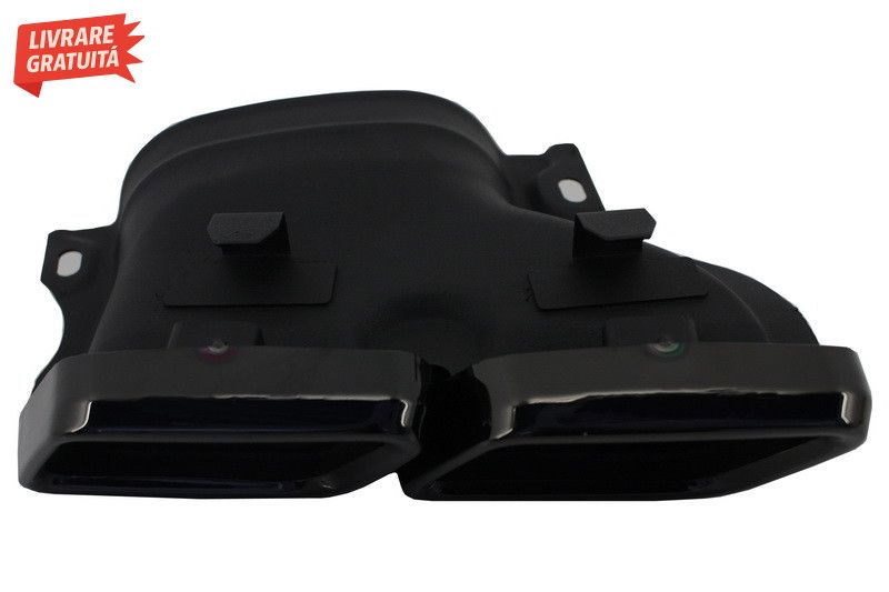 Difuzor Bara Spate cu Ornamente tobe Negre Mercedes C-Class W205 S205