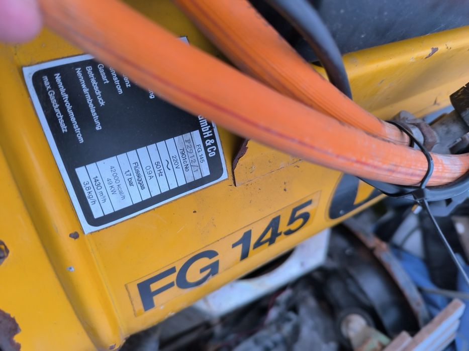 Tun de căldură pe gpl profesional 35-40 kw