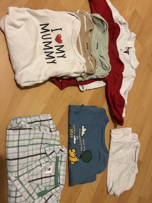 Lot hainute baiat, marimea 74