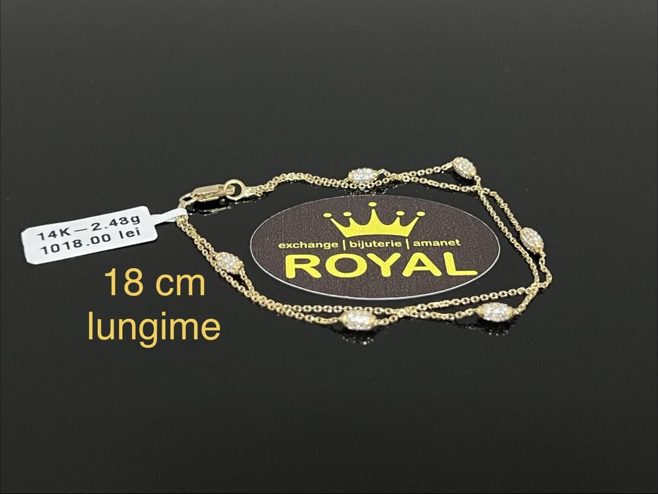 Bijuteria Royal CB : Bratara dama aur 14K 2,43 grame