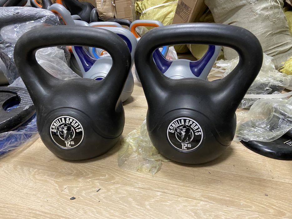 Kettlebell set 24 kg- 12 kg+12 kg= 24 kg noi made in germany profesion