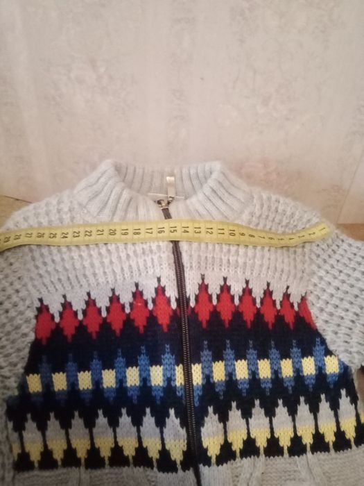 Теплая на меху . Детская кофта.